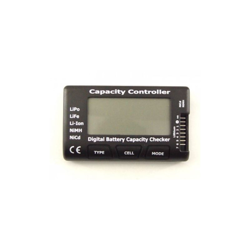 RC CellMeter-7 Digital Battery Capacity Checker | For NiMH, NiCd, LiFe, LiPo, Li-ion | Unbranded