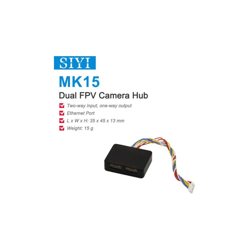MK15 Camera Hub One to Two Ethernet Extension
